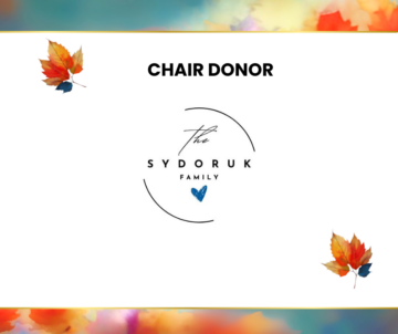 Sydoruk 2026 Chair Donor