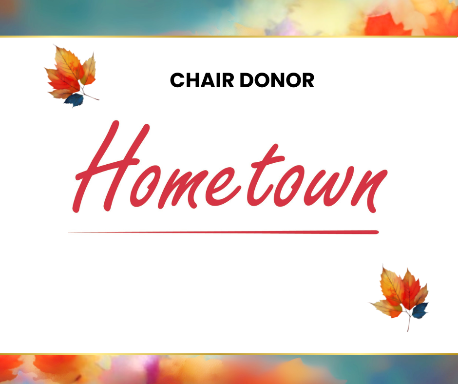 Hometown Chair Donor logo