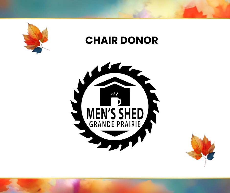 Men's Shed Chair Donor Logo